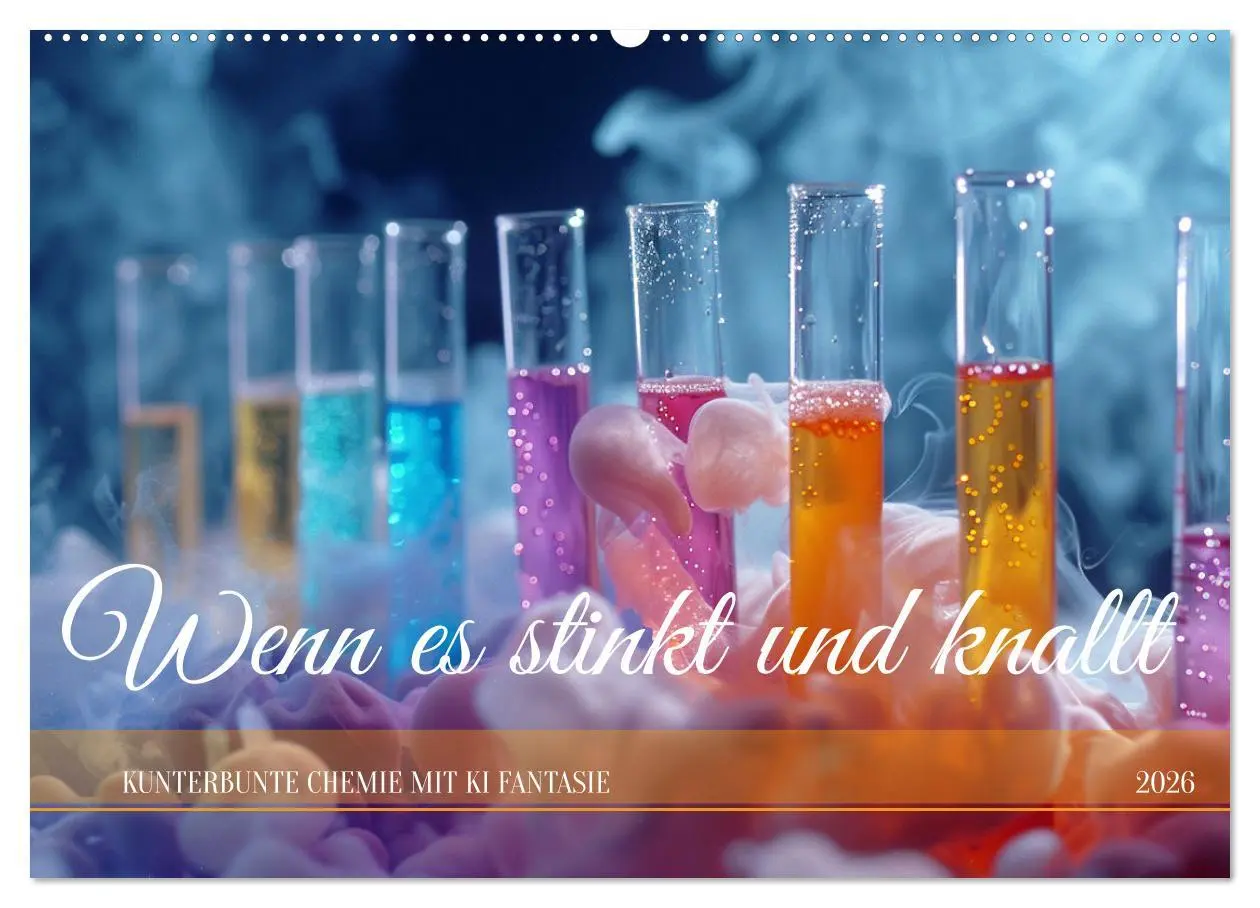 Cover: 9783457435854 | Wenn es stinkt und knallt (Wandkalender 2026 DIN A2 quer), CALVENDO...