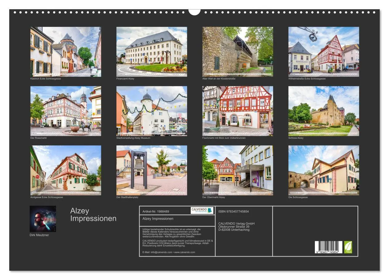 Bild: 9783457745854 | Alzey Impressionen (Wandkalender 2026 DIN A2 quer), CALVENDO...
