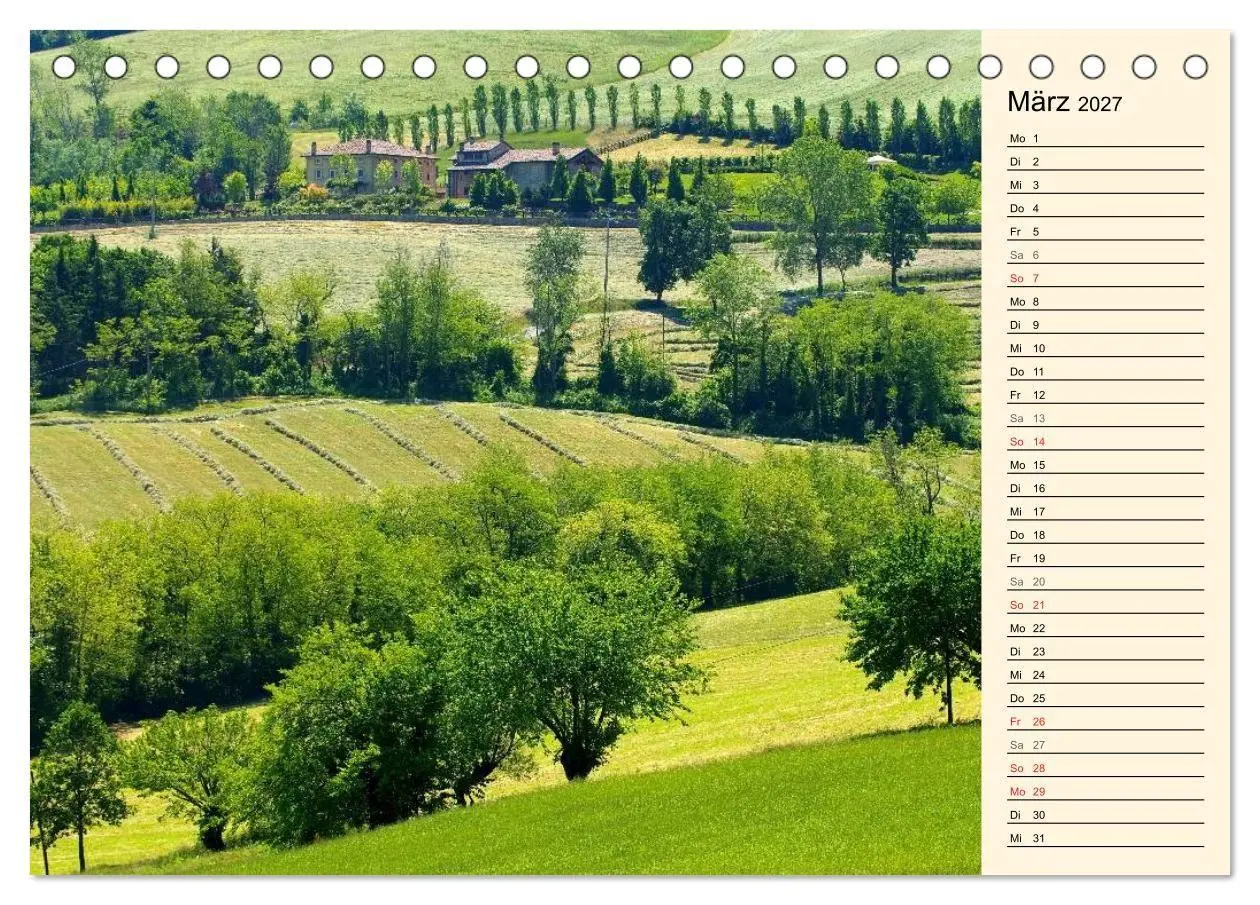 Bild: 9783569925854 | Emilia-Romagna (Tischkalender 2027 DIN A5 quer), CALVENDO...