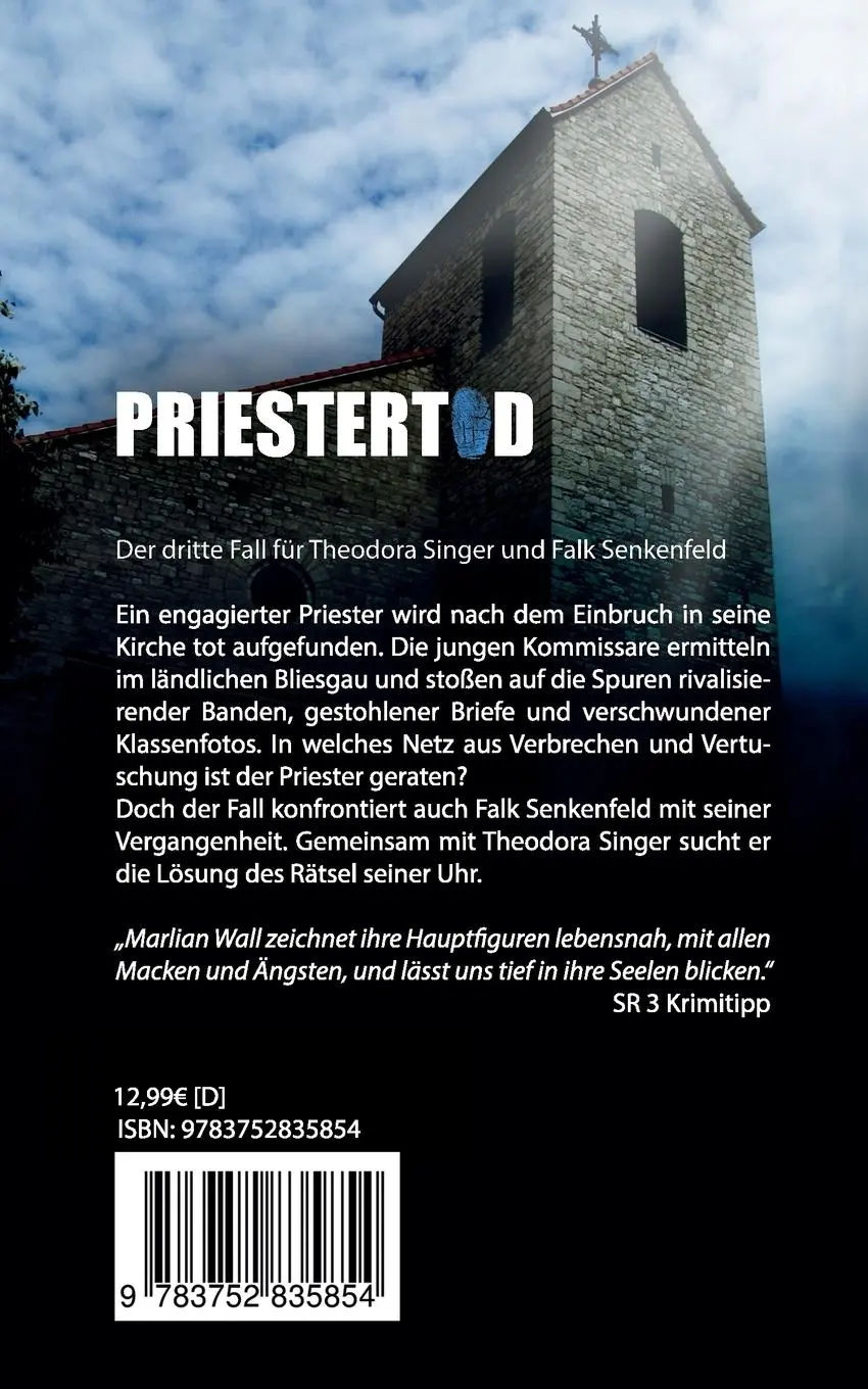 Rückseite: 9783752835854 | Priestertod | Marlian Wall | Taschenbuch | 360 S. | Deutsch | 2018