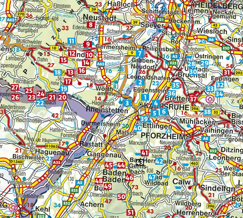 Bild: 9783763345854 | Rund um Karlsruhe | Albrecht Ritter | Taschenbuch | 216 S. | Deutsch