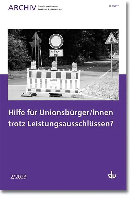 Cover: 9783784135854 | Hilfe für Unionsbürger/innen trotz Leistungsausschlüssen? | V. | Buch