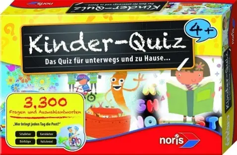 Cover: 4000826035954 | Kinderquiz für schlaue Kids | Spiel | 3300 Fragen und Auswahlantworten