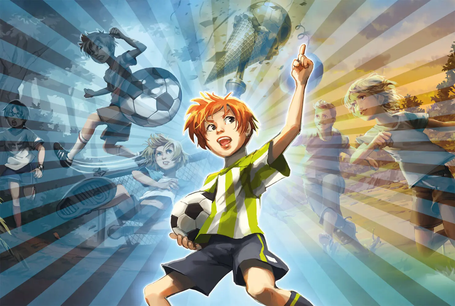 Bild: 4001504565954 | Die Fussballbande, Kampfgeist, 100 Teile | Spiel | Schachtel | 56595
