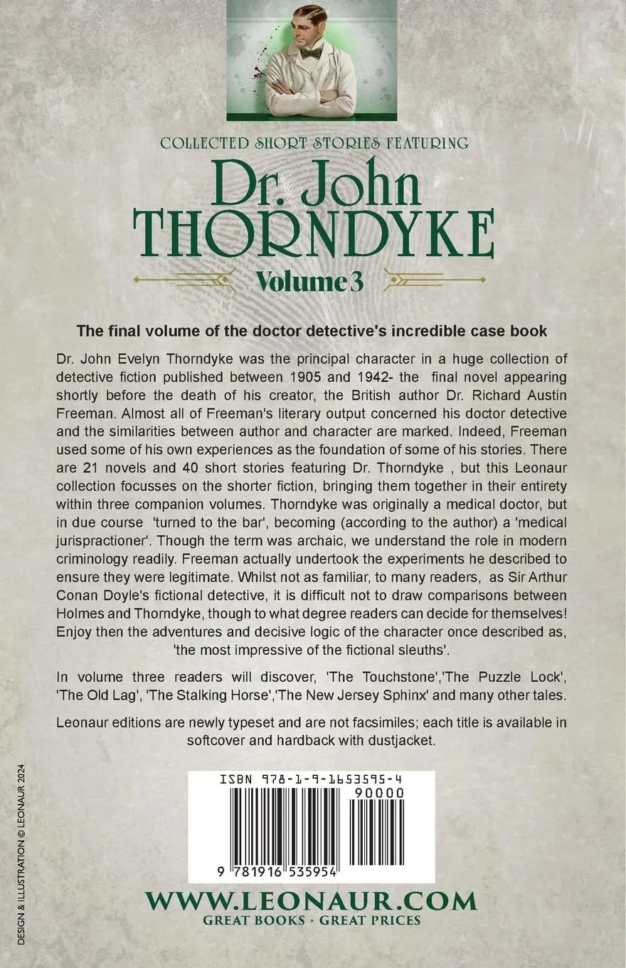 Rückseite: 9781916535954 | Collected Short Stories Featuring Doctor John Thorndyke Volume 3