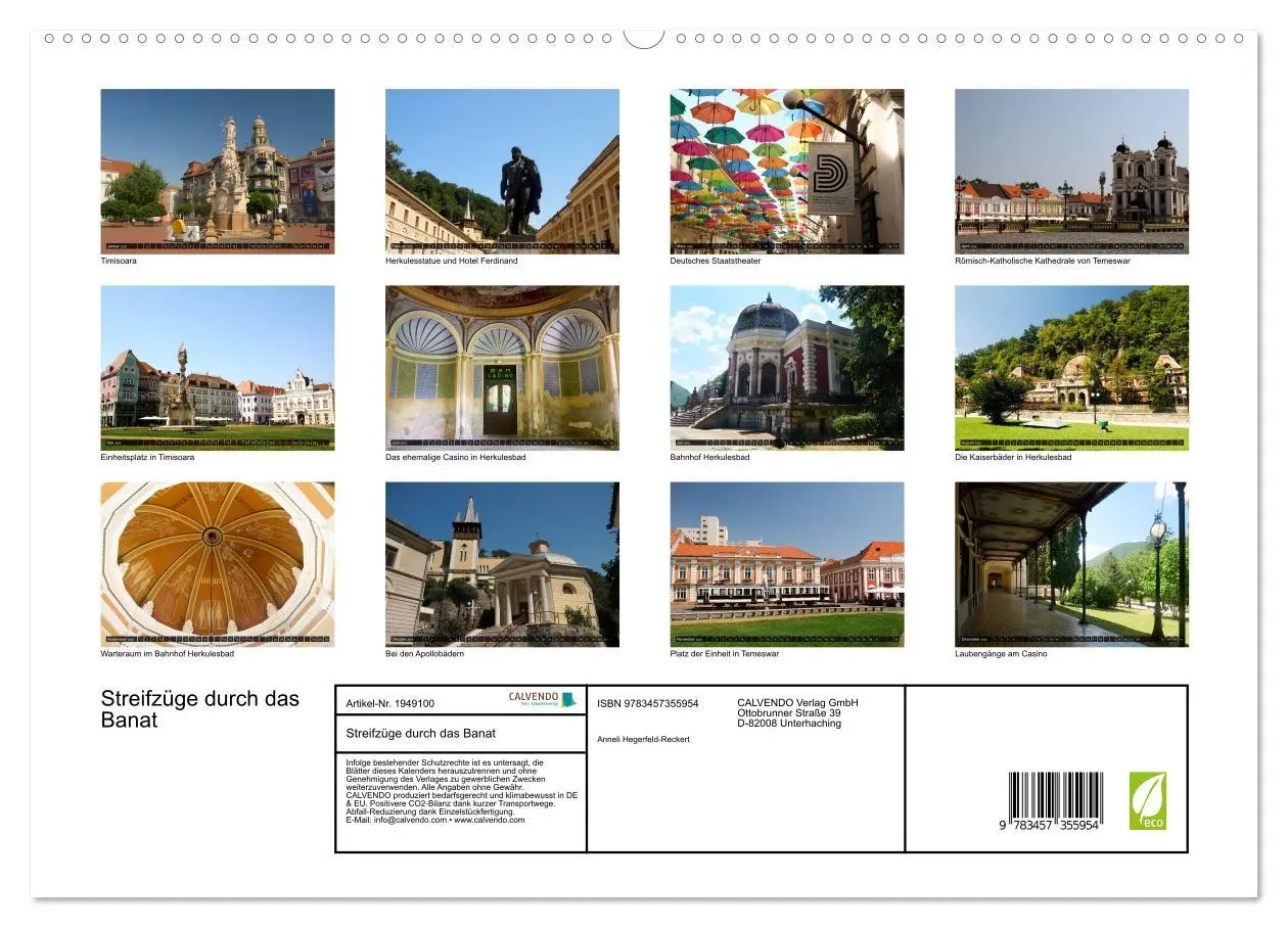 Bild: 9783457355954 | Streifzüge durch das Banat (hochwertiger Premium Wandkalender 2026...