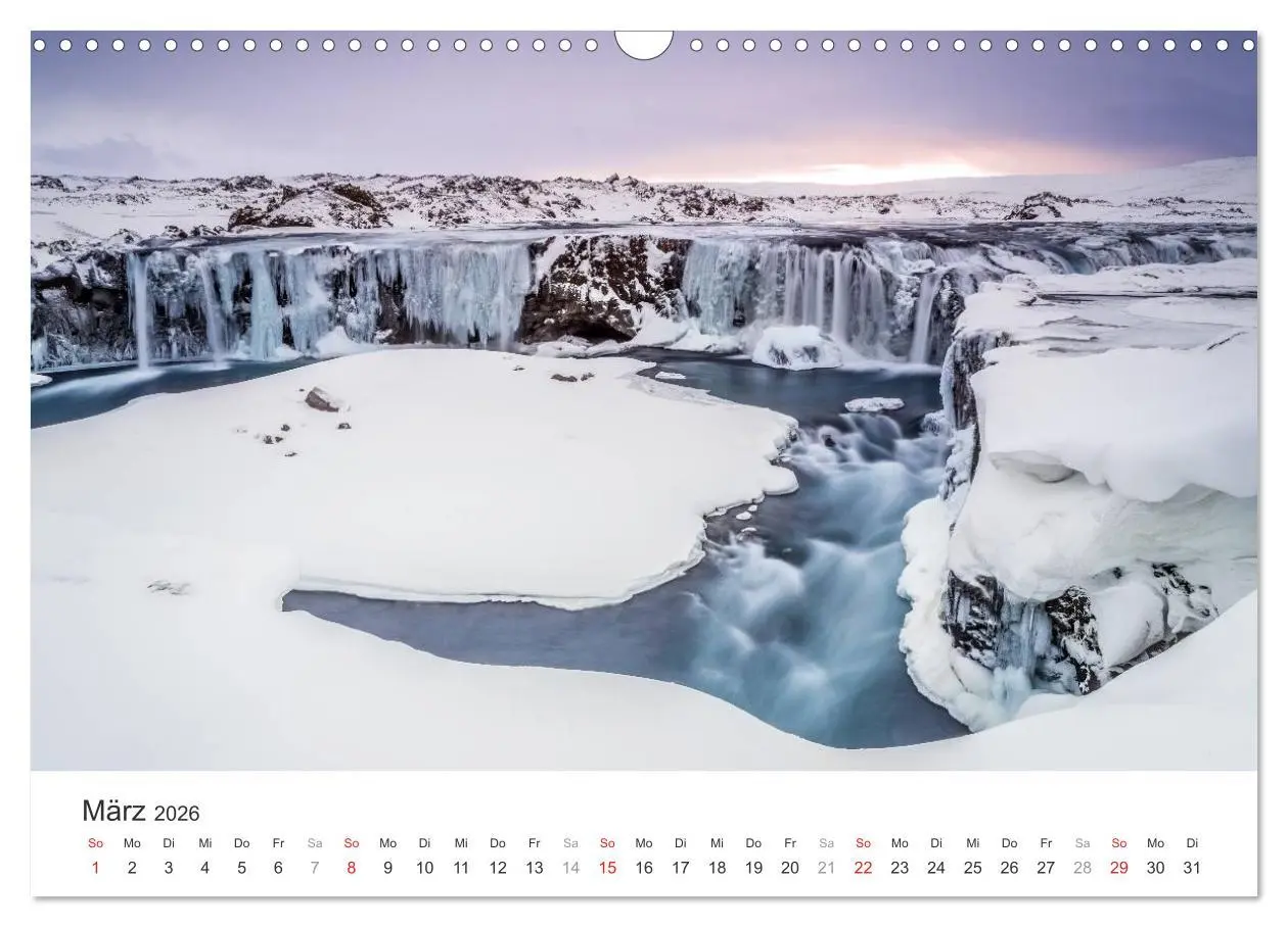 Bild: 9783457975954 | Wasserfälle Europas (Wandkalender 2026 DIN A3 quer), CALVENDO...