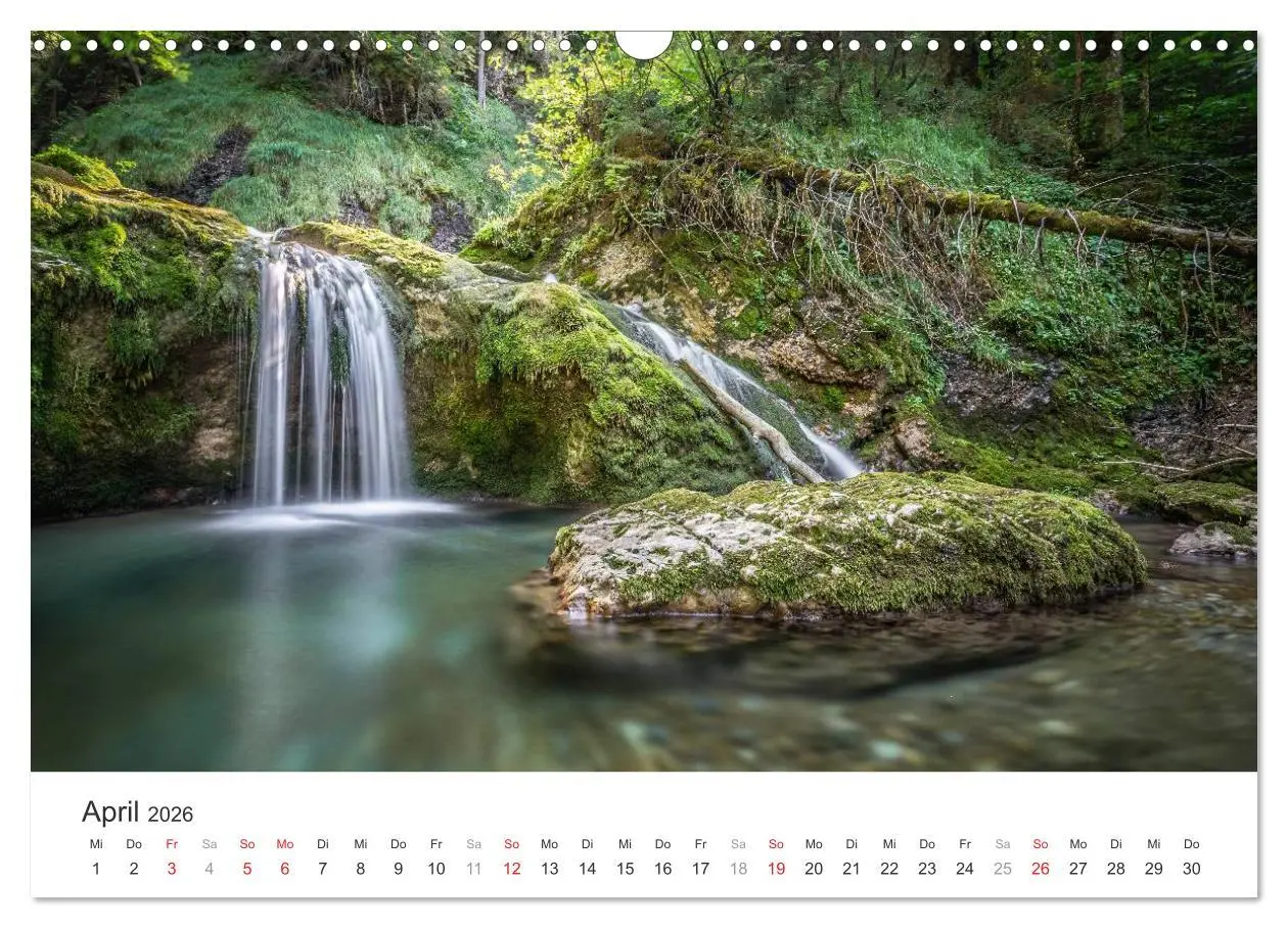 Bild: 9783457975954 | Wasserfälle Europas (Wandkalender 2026 DIN A3 quer), CALVENDO...