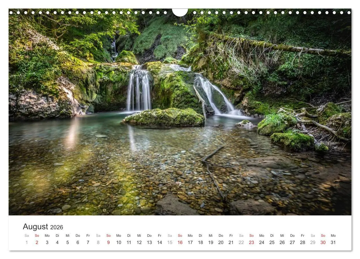 Bild: 9783457975954 | Wasserfälle Europas (Wandkalender 2026 DIN A3 quer), CALVENDO...
