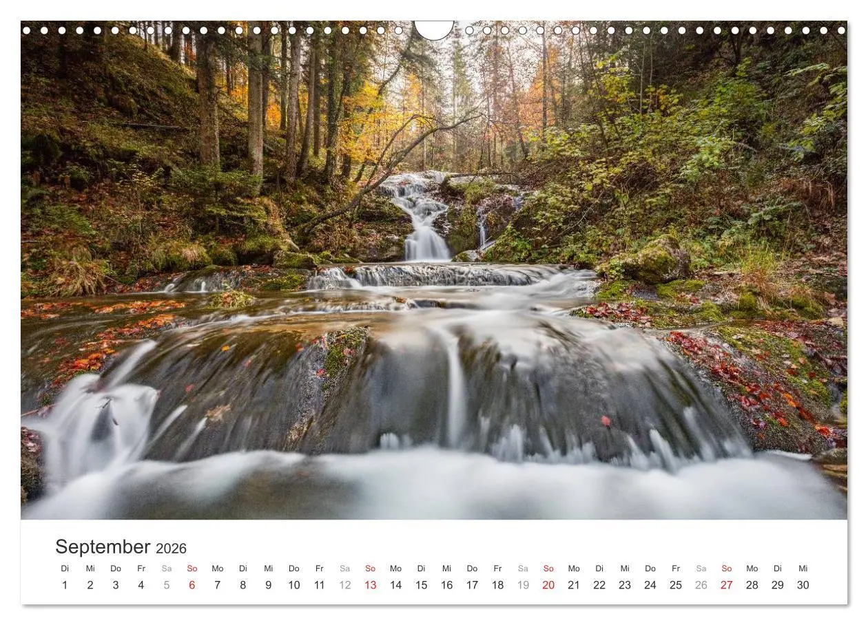 Bild: 9783457975954 | Wasserfälle Europas (Wandkalender 2026 DIN A3 quer), CALVENDO...