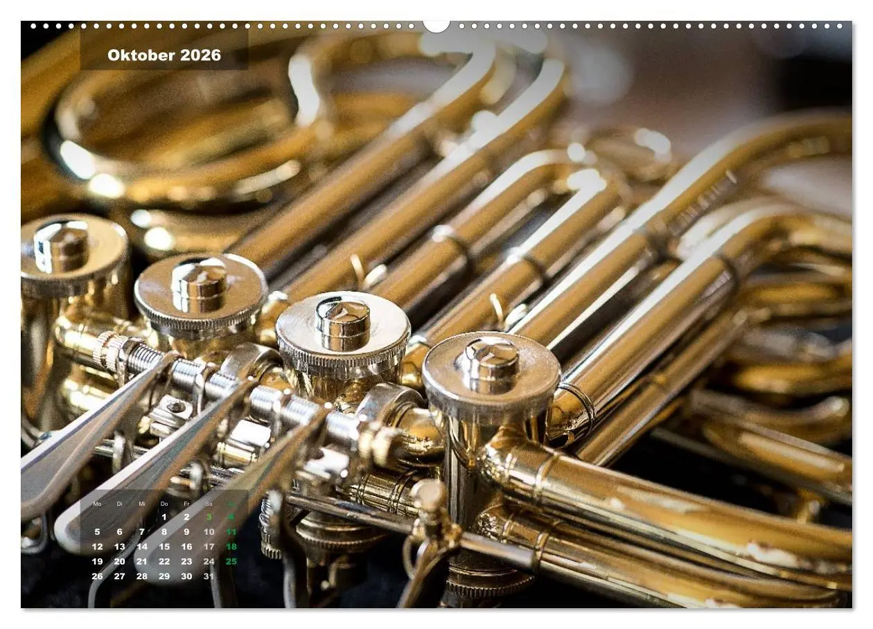 Bild: 9783516135954 | Das Horn, ein herrliches Instrument (Wandkalender 2026 DIN A2...