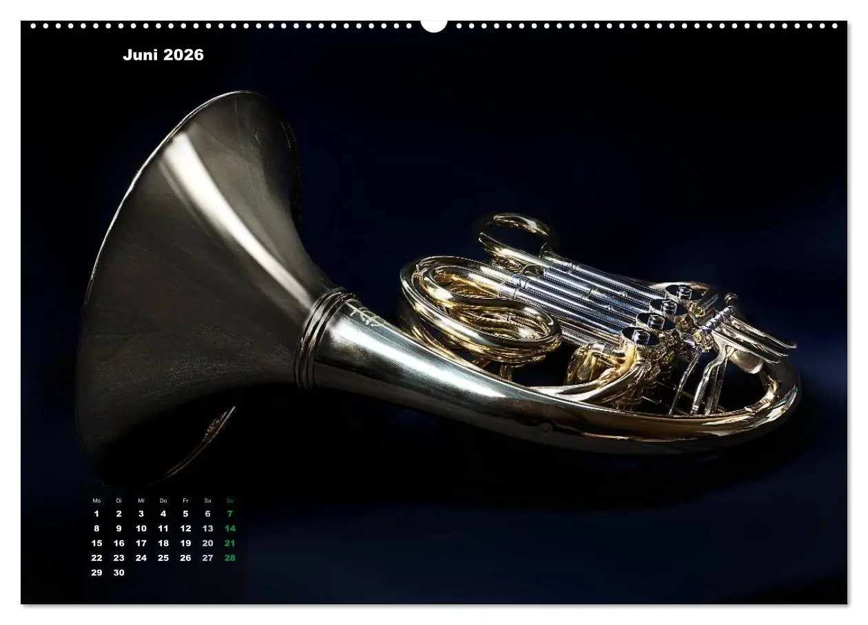 Bild: 9783516135954 | Das Horn, ein herrliches Instrument (Wandkalender 2026 DIN A2...