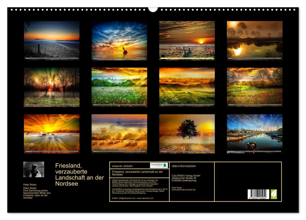 Bild: 9783516205954 | Friesland, verzauberte Landschaft an der Nordsee (Wandkalender 2026...