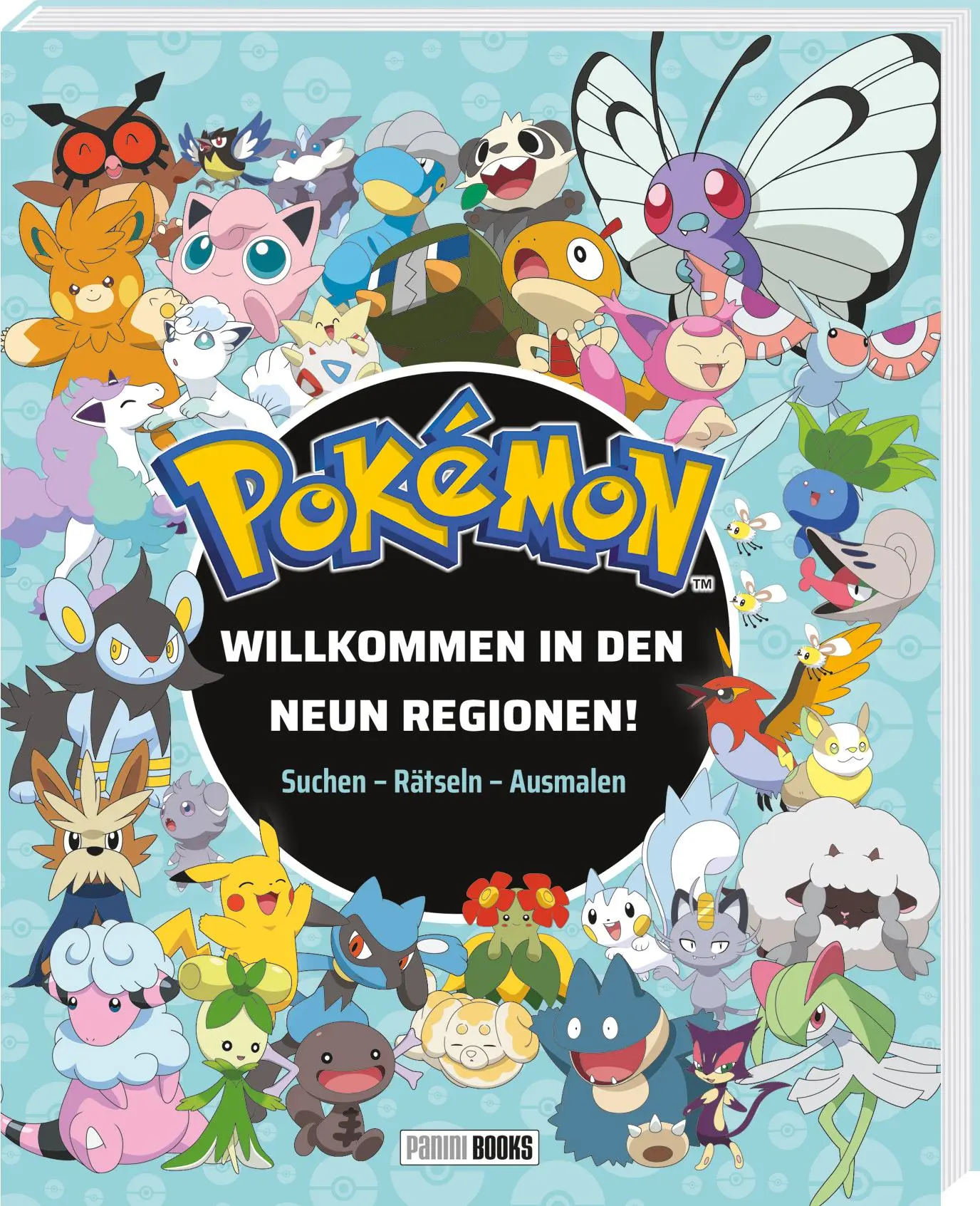 Panini: Pokémon: Willkommen in den neun Regionen! - Suchen - Rätseln - Ausmalen