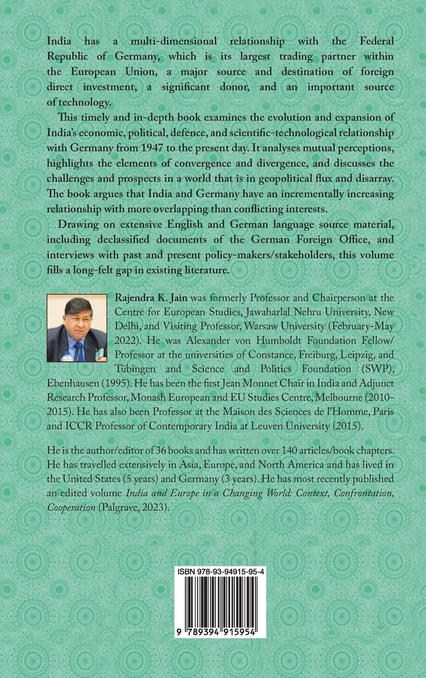 Rückseite: 9789394915954 | India and Germany in a Turbulent World | Rajendra K Jain | Buch | 2023