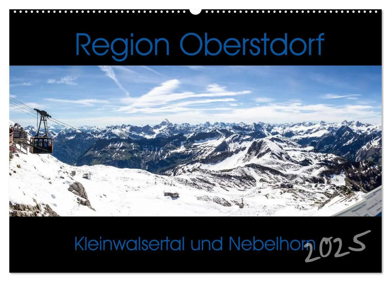 Cover: 9783435606054 | Region Oberstdorf - Kleinwalsertal und Nebelhorn (Wandkalender 2025...