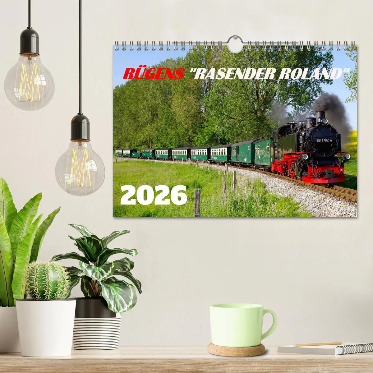 Bild: 9783457556054 | Rügens "rasender Roland" (Wandkalender 2026 DIN A4 quer), CALVENDO...