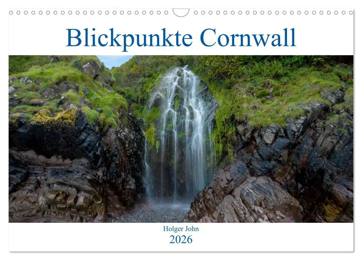 Cover: 9783457796054 | Blickpunkte Cornwall (Wandkalender 2026 DIN A3 quer), CALVENDO...