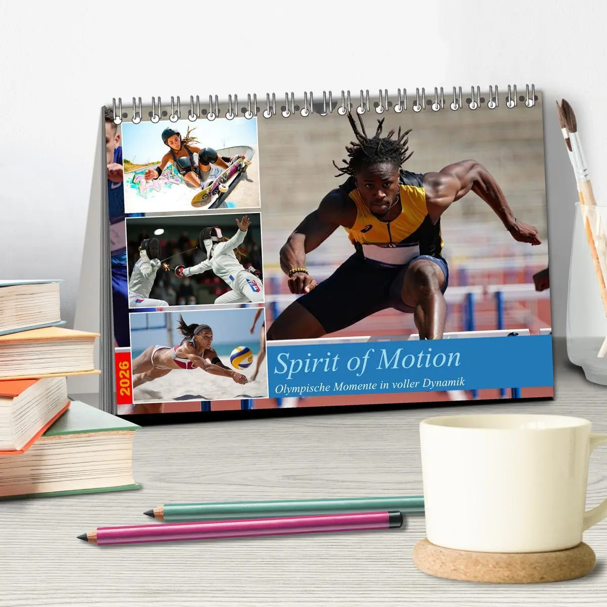 Bild: 9783516646054 | Spirit of Motion (Tischkalender 2026 DIN A5 quer), CALVENDO...