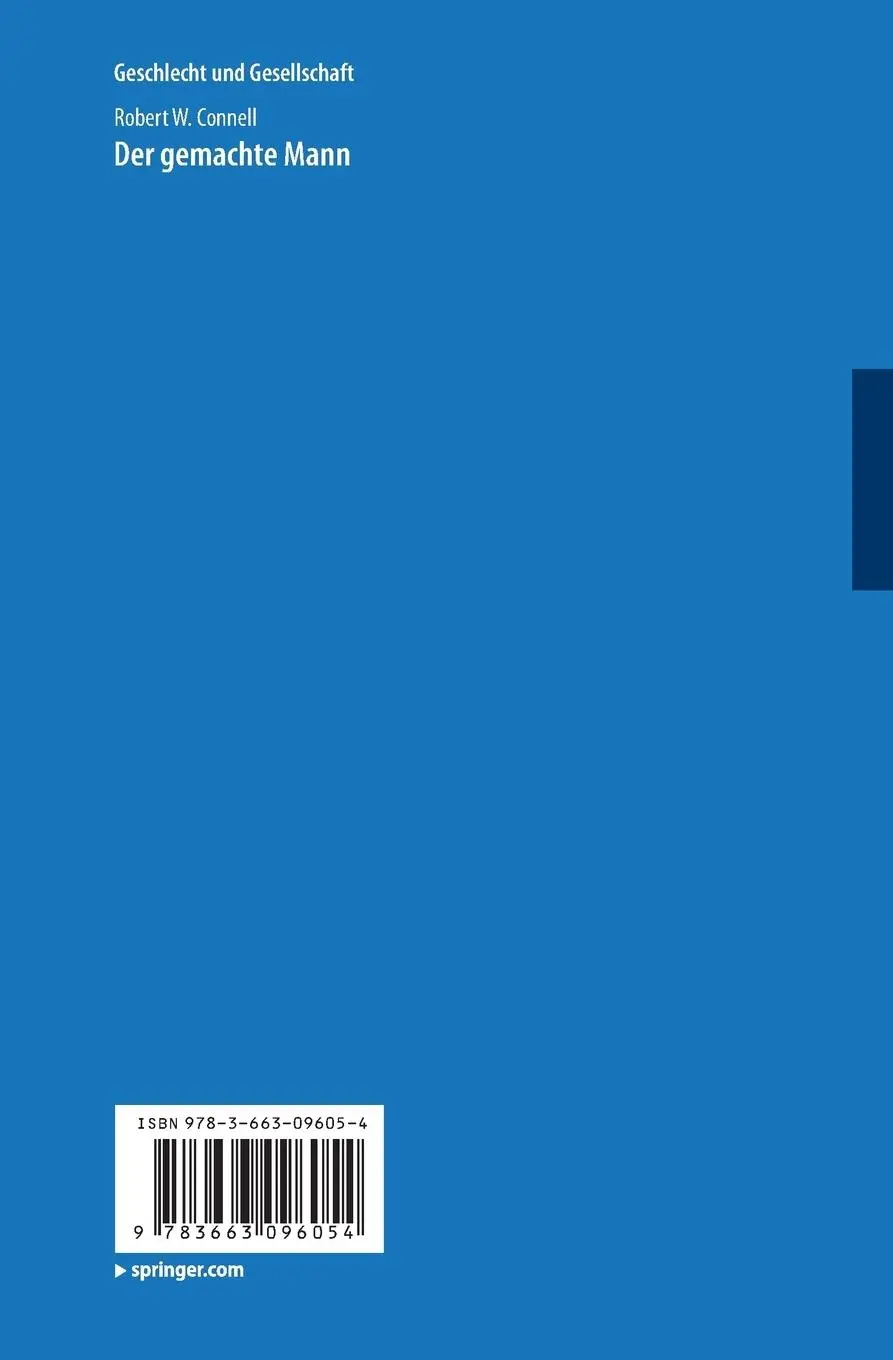 Rückseite: 9783663096054 | Der gemachte Mann | Konstruktion und Krise von Männlichkeiten | Buch