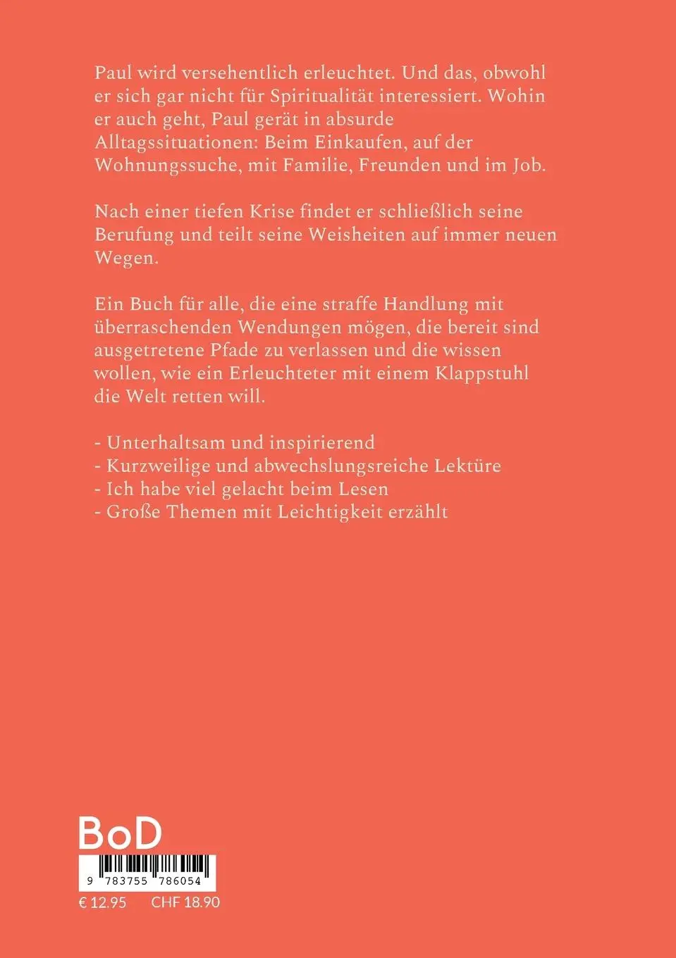 Rückseite: 9783755786054 | Aus Versehen erleuchtet | Stefan Lüders | Taschenbuch | Paperback