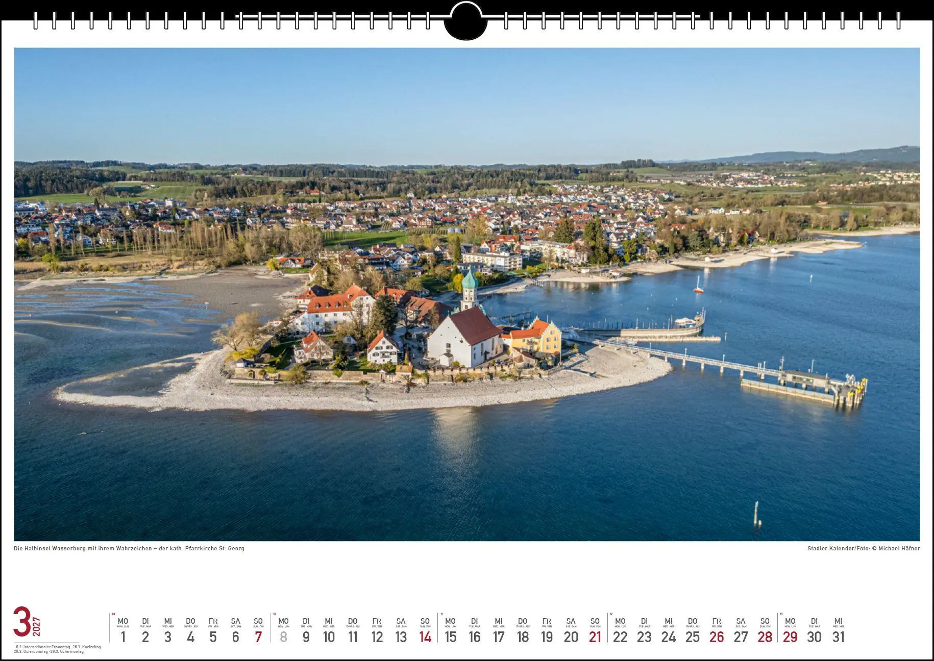 Bild: 9783861926054 | Grenzenlos Bodensee 2027 | Der Bodensee aus der Luft | Michael Häfner