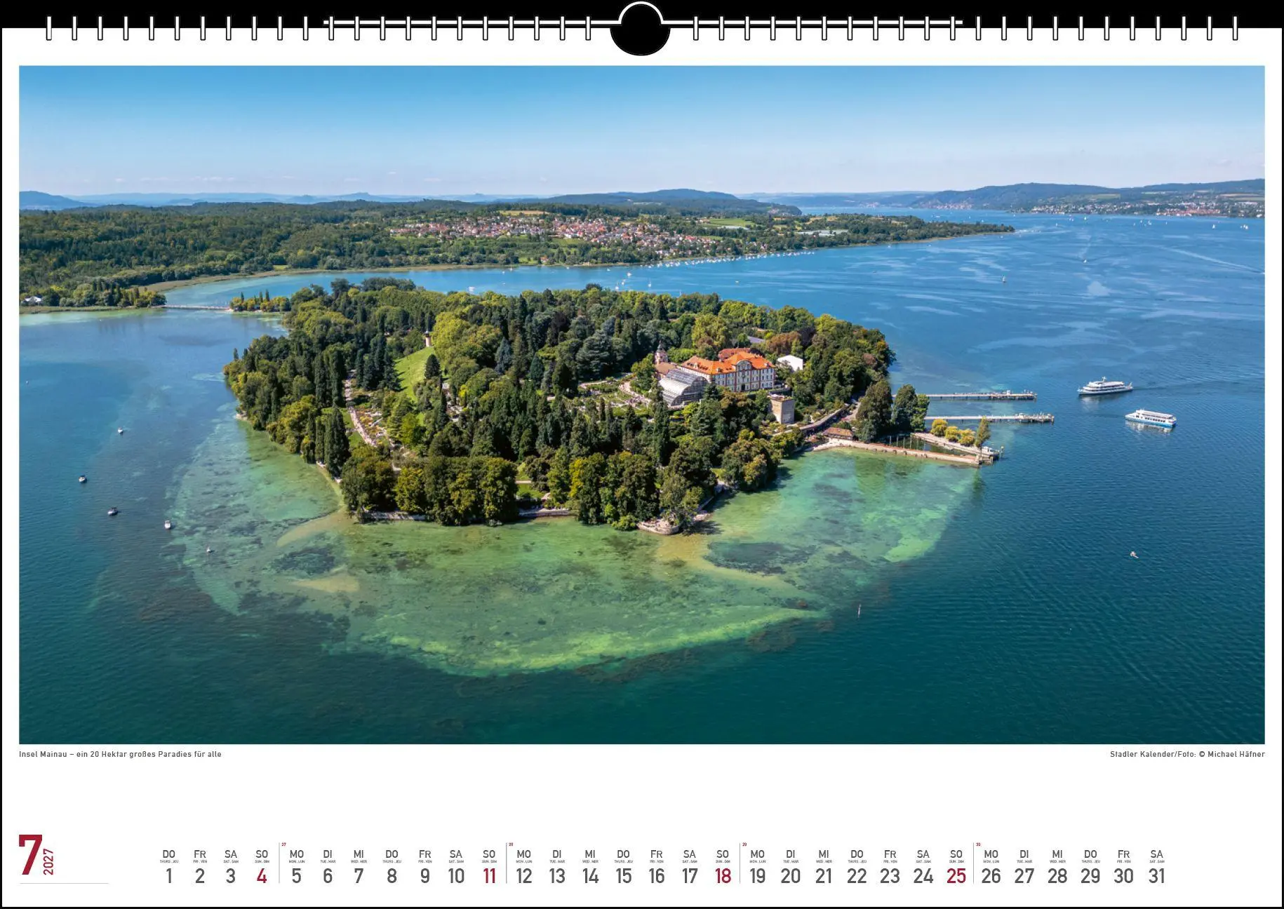 Bild: 9783861926054 | Grenzenlos Bodensee 2027 | Der Bodensee aus der Luft | Michael Häfner