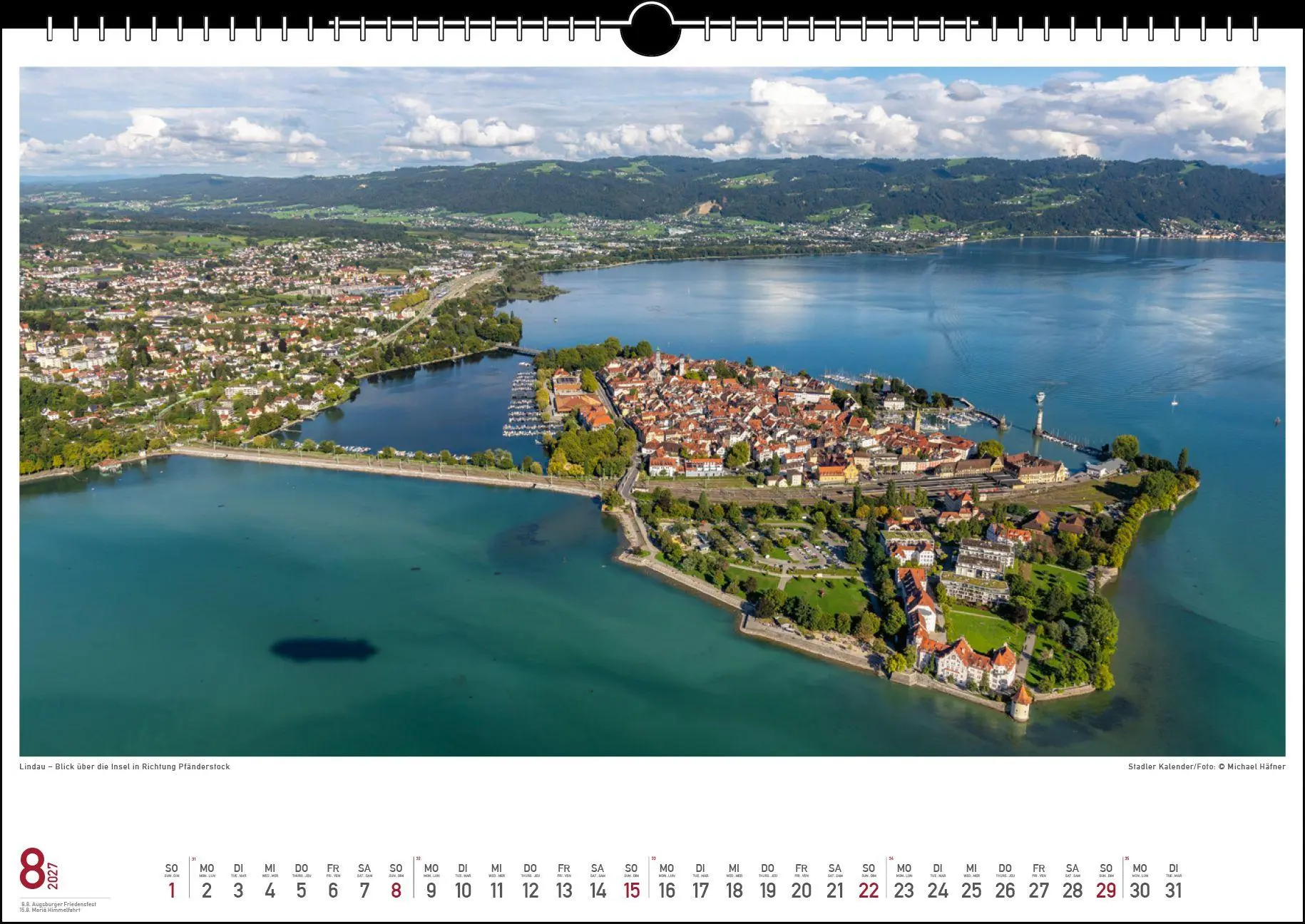 Bild: 9783861926054 | Grenzenlos Bodensee 2027 | Der Bodensee aus der Luft | Michael Häfner