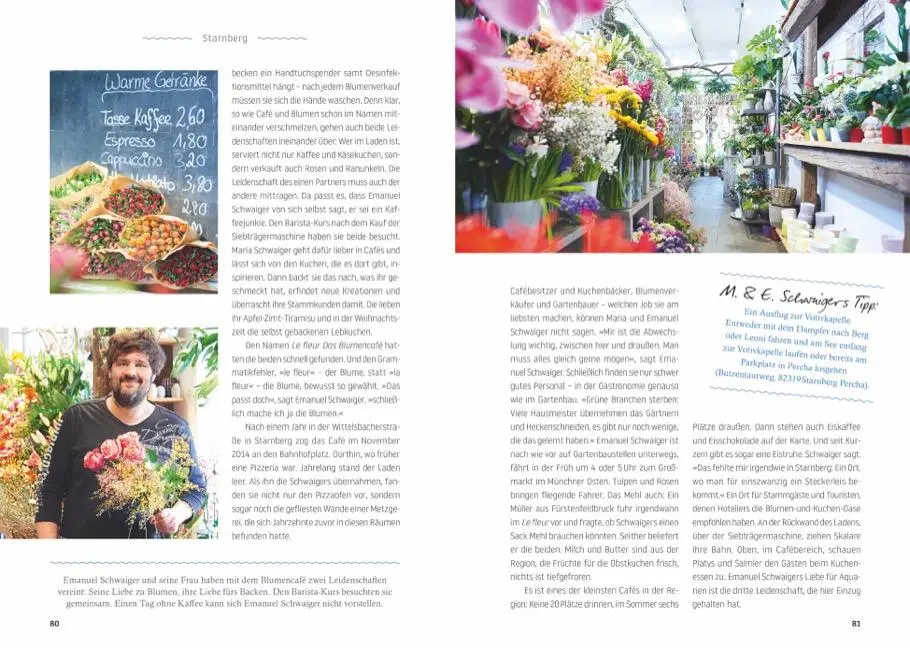 Bild: 9783862466054 | Cafés und Ateliers im Fünfseenland | Angelika Dietrich | Taschenbuch