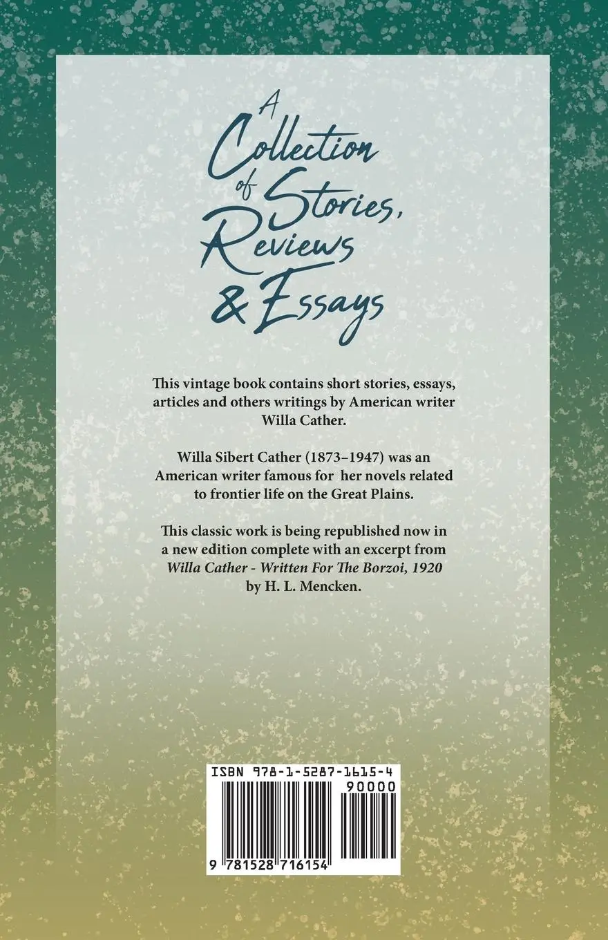 Rückseite: 9781528716154 | A Collection of Stories, Reviews and Essays;With an Excerpt by H....