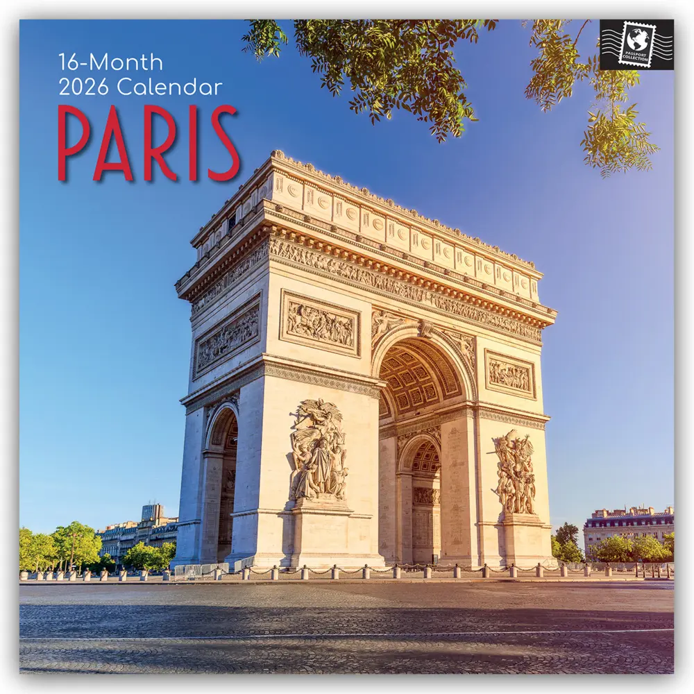 Cover: 9781836226154 | Paris 2026 - 16-Monatskalender | Gifted Stationery Co. Ltd | Kalender
