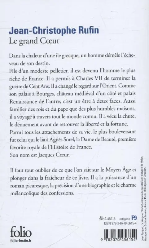 Rückseite: 9782070456154 | Le Grand Coeur | Jean-Christophe Rufin | Taschenbuch | 575 S. | 2014