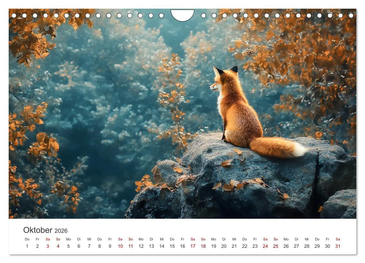 Bild: 9783457306154 | Wild und weich - Die zauberhafte Welt der Rotfüchse (Wandkalender...