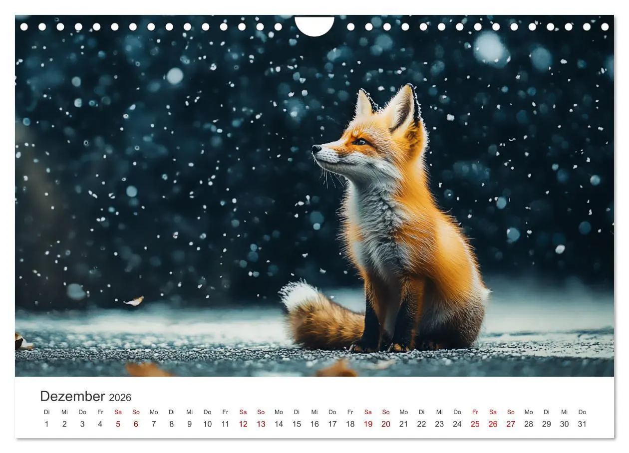 Bild: 9783457306154 | Wild und weich - Die zauberhafte Welt der Rotfüchse (Wandkalender...