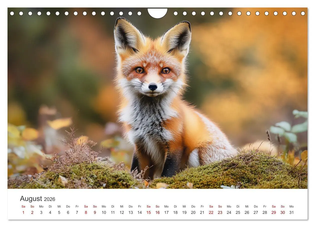 Bild: 9783457306154 | Wild und weich - Die zauberhafte Welt der Rotfüchse (Wandkalender...