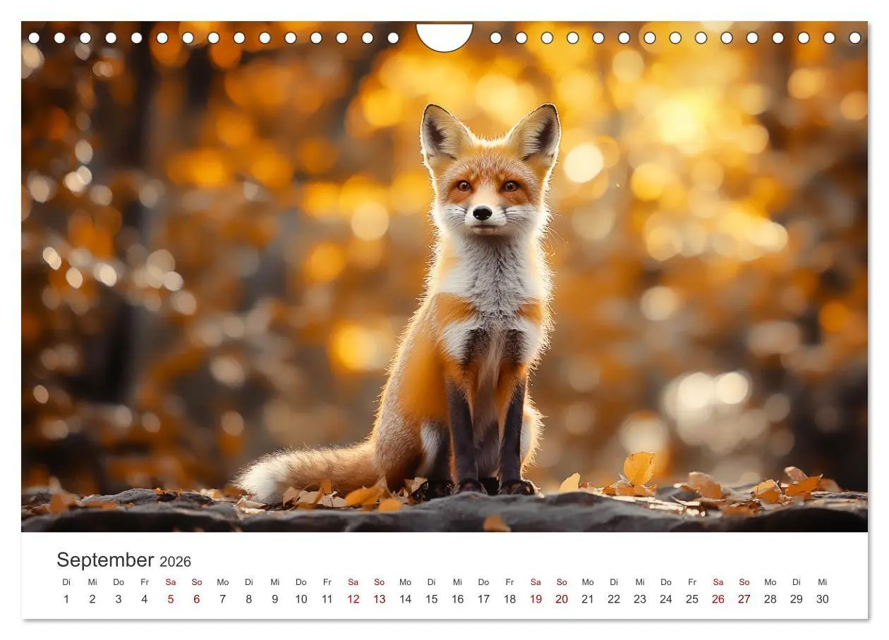 Bild: 9783457306154 | Wild und weich - Die zauberhafte Welt der Rotfüchse (Wandkalender...