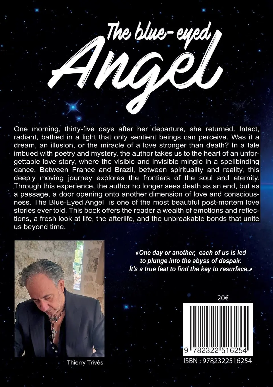 Rückseite: 9782322516254 | The Blue-Eyed Angel | Love &amp; Spirituality | Thierry Trivès | Buch