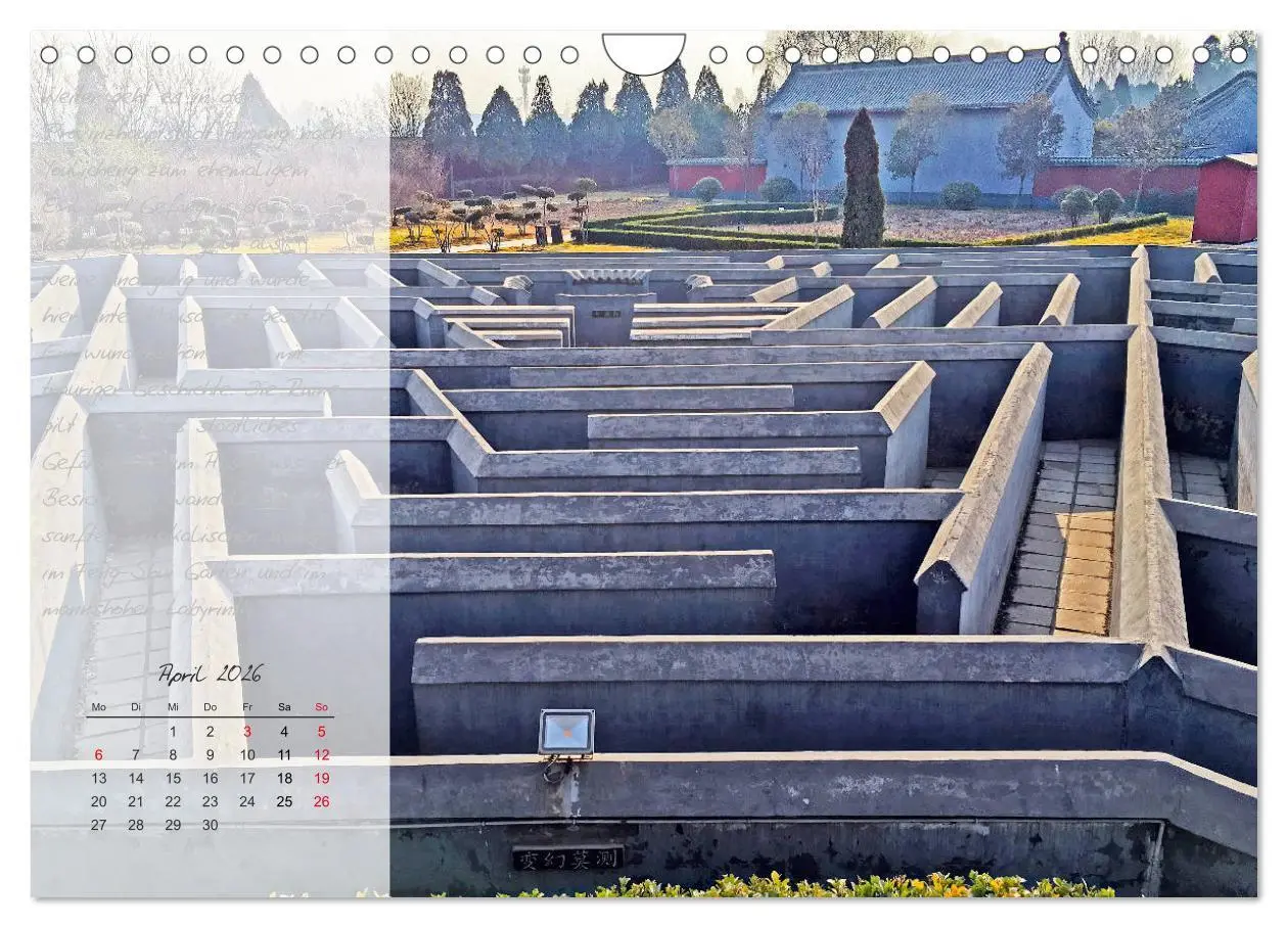 Bild: 9783457776254 | Geheimnisvolles China 2026 (Wandkalender 2026 DIN A4 quer),...