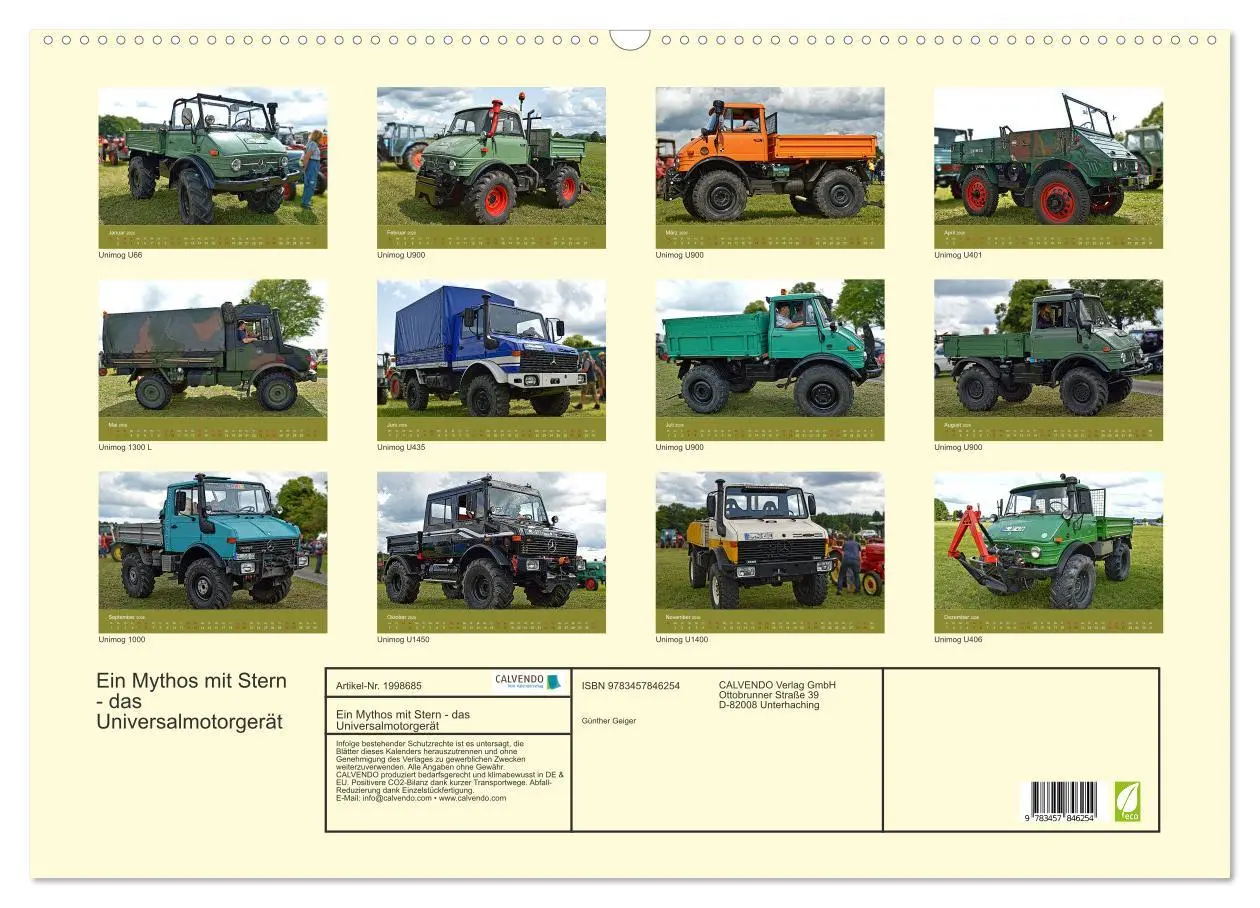 Bild: 9783457846254 | Ein Mythos mit Stern - das Universalmotorgerät (Wandkalender 2026...