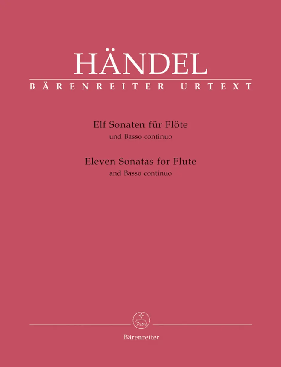 Cover: 9790006446254 | Elf Sonaten für Flöte und Basso continuo | Georg F Händel | Buch