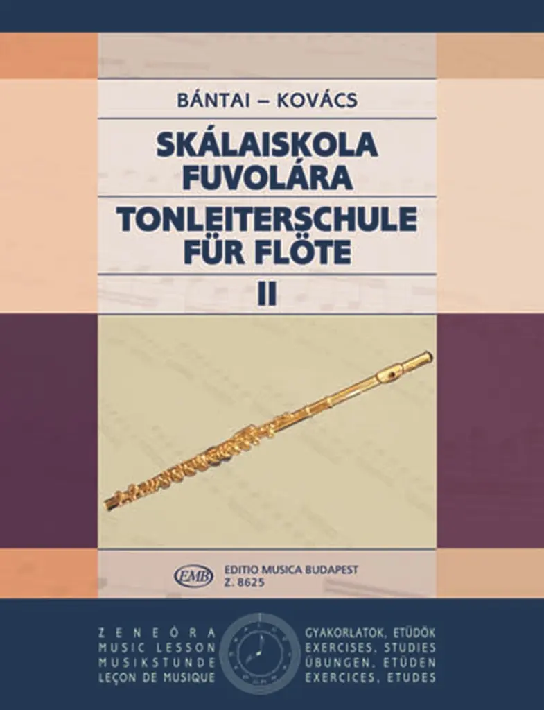 Cover: 9790080086254 | Tonleiterschule Band 2 für Flöte | Vilmos Bantai | Buch | 1980