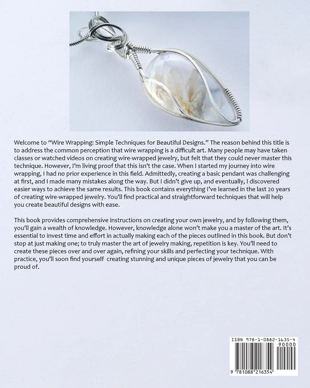 Rückseite: 9781088216354 | Wire Wrapping | Simple Techniques for Beautiful Designs | Jim McIntosh
