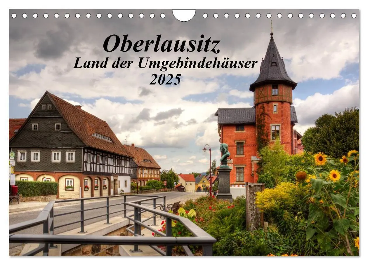 Cover: 9783435676354 | Oberlausitz - Land der Umgebindehäuser (Wandkalender 2025 DIN A4...
