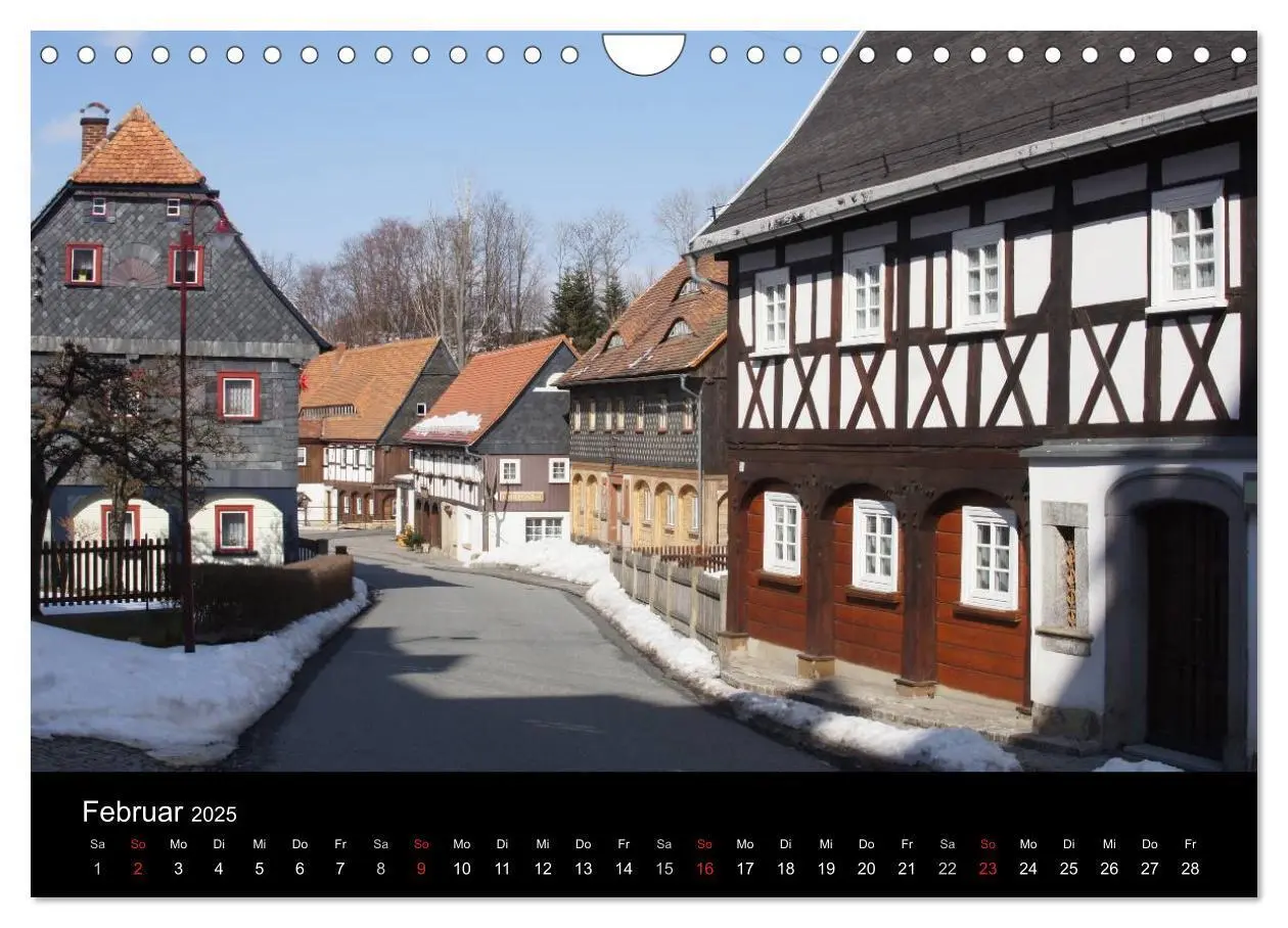 Bild: 9783435676354 | Oberlausitz - Land der Umgebindehäuser (Wandkalender 2025 DIN A4...