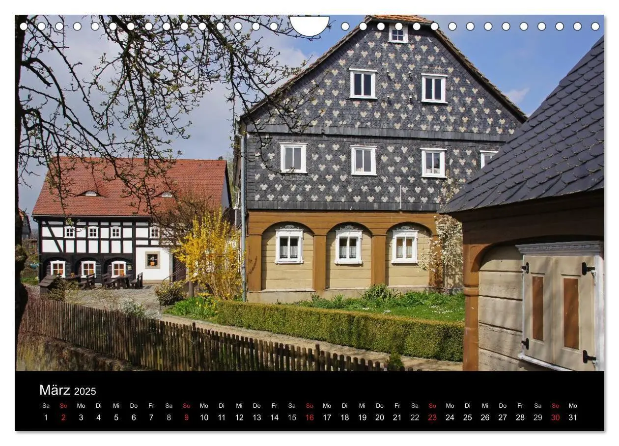 Bild: 9783435676354 | Oberlausitz - Land der Umgebindehäuser (Wandkalender 2025 DIN A4...