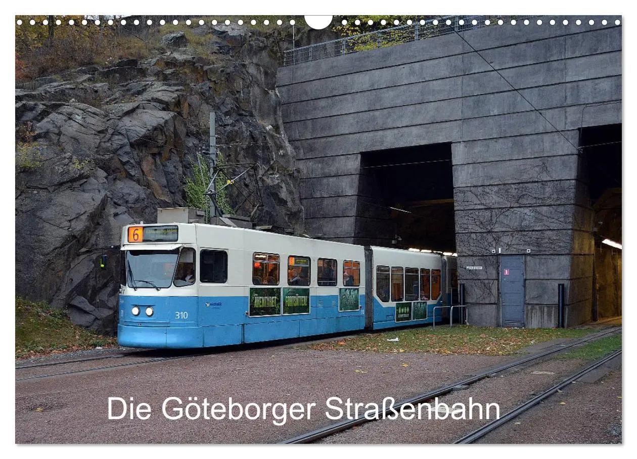 Cover: 9783457836354 | Die Göteborger Straßenbahn (Wandkalender 2026 DIN A3 quer),...