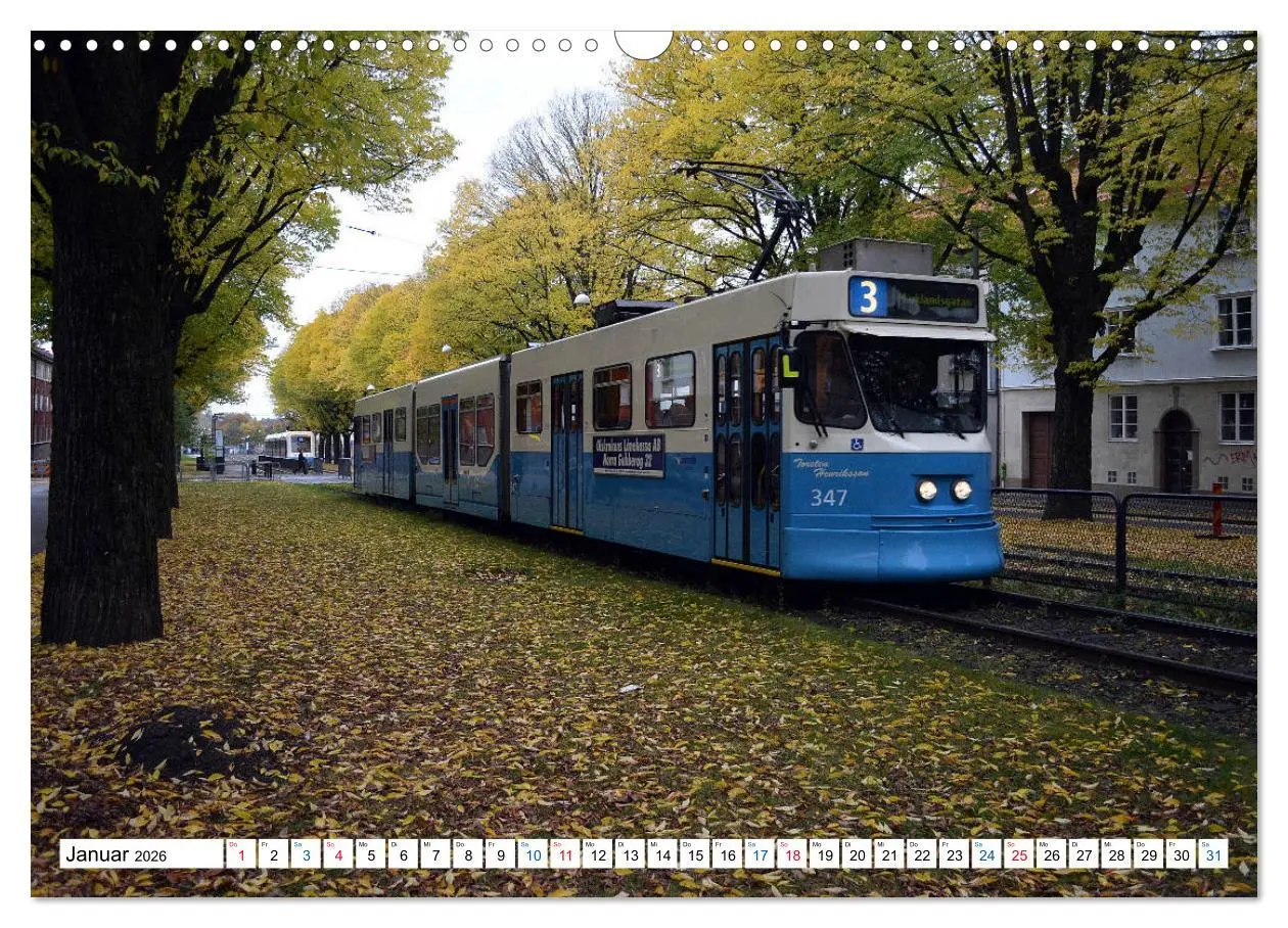 Bild: 9783457836354 | Die Göteborger Straßenbahn (Wandkalender 2026 DIN A3 quer),...