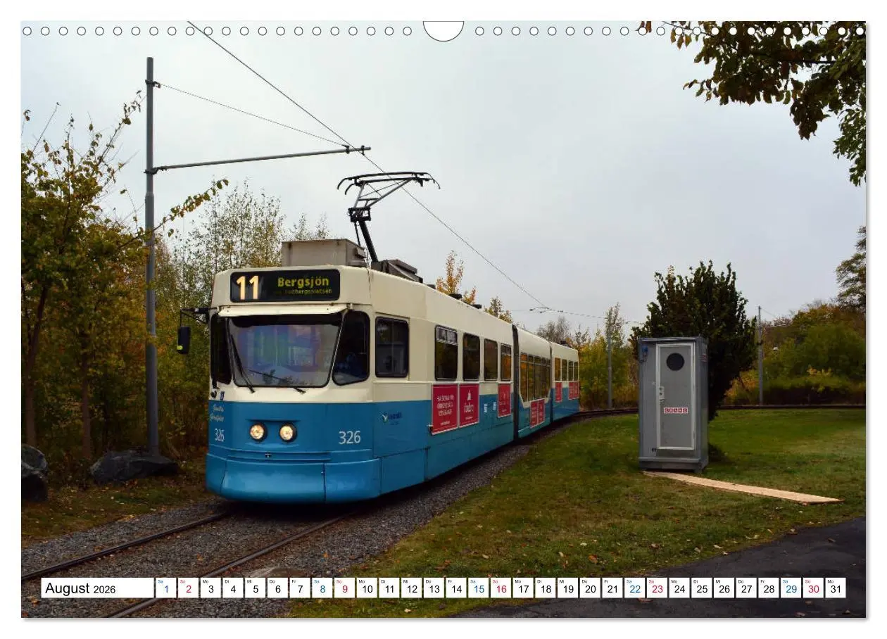 Bild: 9783457836354 | Die Göteborger Straßenbahn (Wandkalender 2026 DIN A3 quer),...