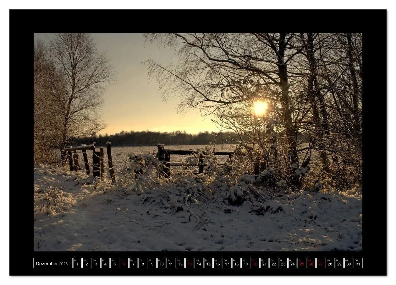 Bild: 9783457906354 | Lichtlandschaft Worpswede (Wandkalender 2026 DIN A4 quer), CALVENDO...
