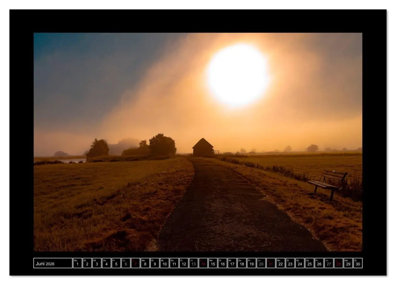 Bild: 9783457906354 | Lichtlandschaft Worpswede (Wandkalender 2026 DIN A4 quer), CALVENDO...